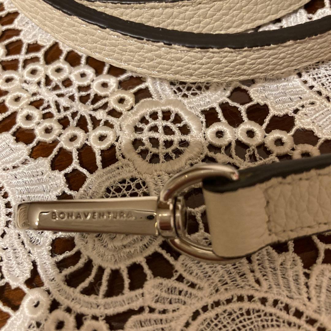 BONAVENTURA 22 ミア レザー トートバッグ アイボリー