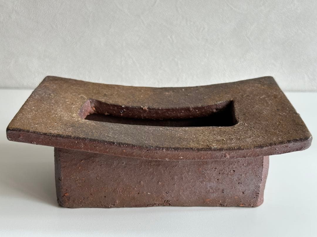 藤原建 備前 灰皿