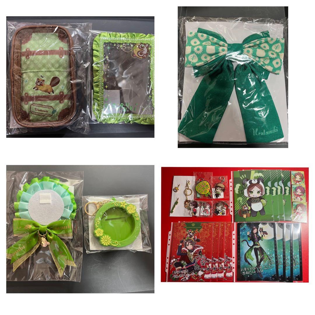 うらたぬき　浦島坂田船　グッズまとめ売り　缶バッジ　アクスタ　アクキー