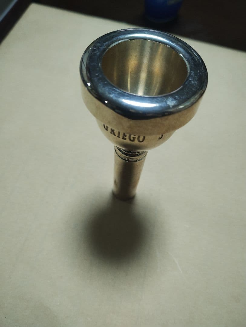 GRIEGO トロンボーンマウスピース 箱付き　　太管