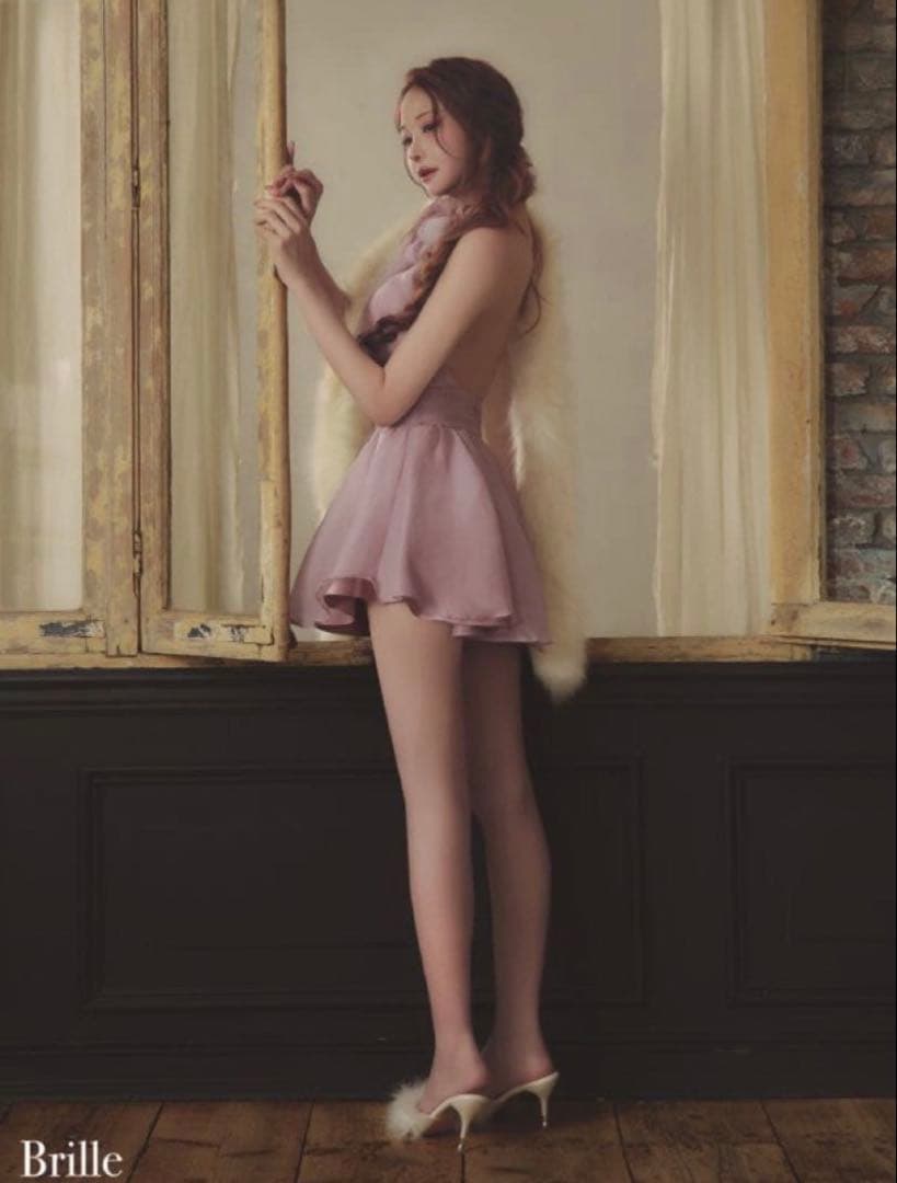 brille robe de fleurs フリルミニドレス sugar