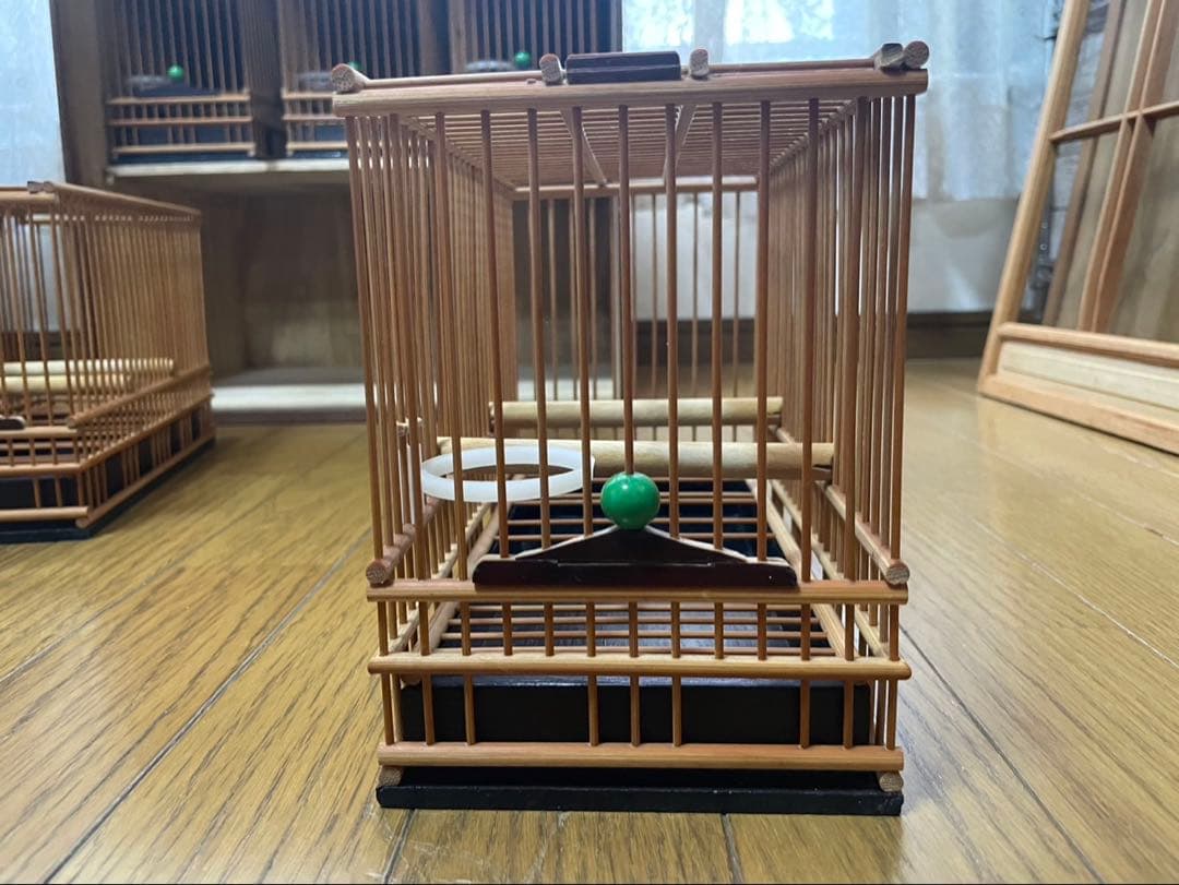 メジロ　寝かせカゴ　カゴ６個付き　Ｂ