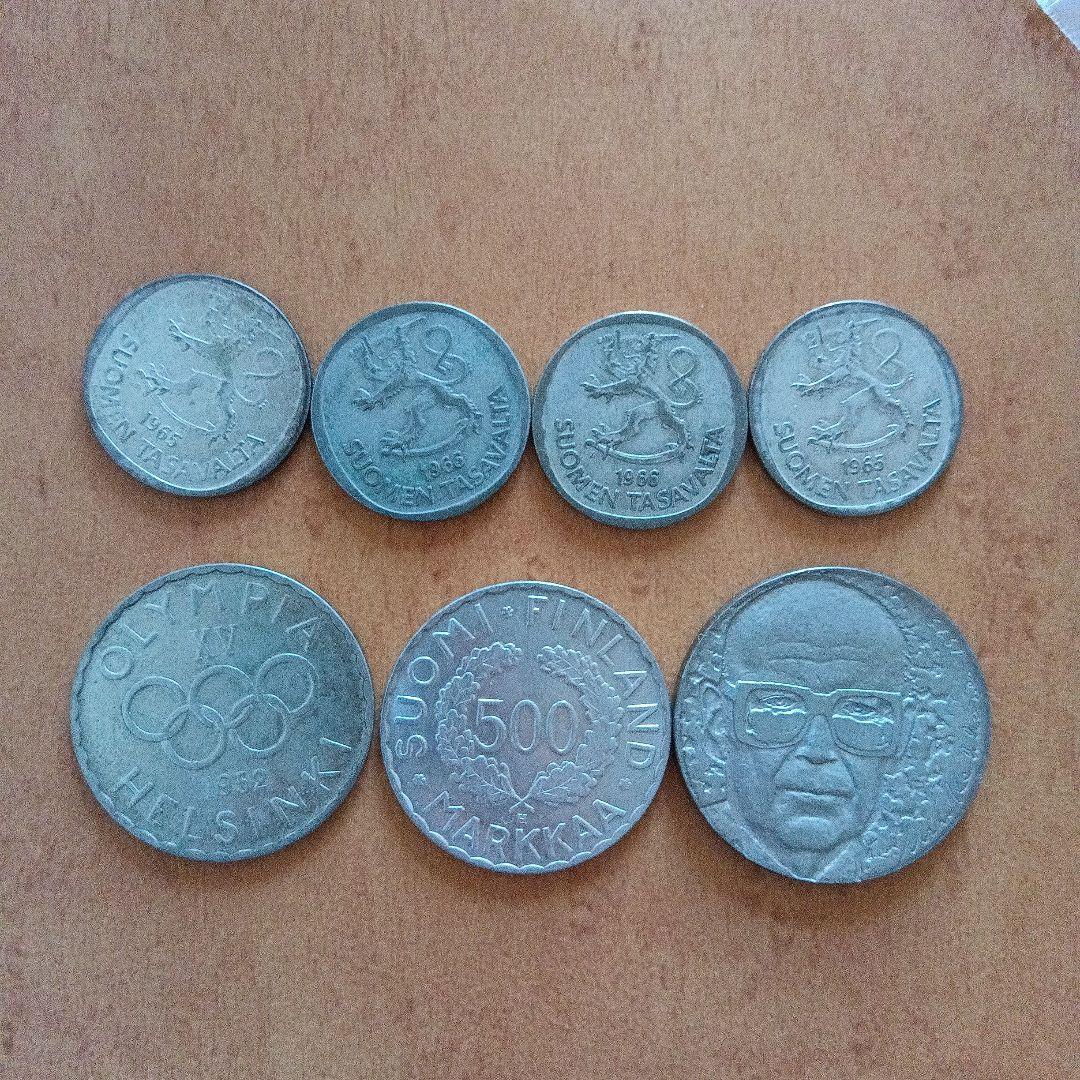 フィンランド銀貨 オリンピック マルカ　マルッカ　 7枚セット 北欧　外国　古銭