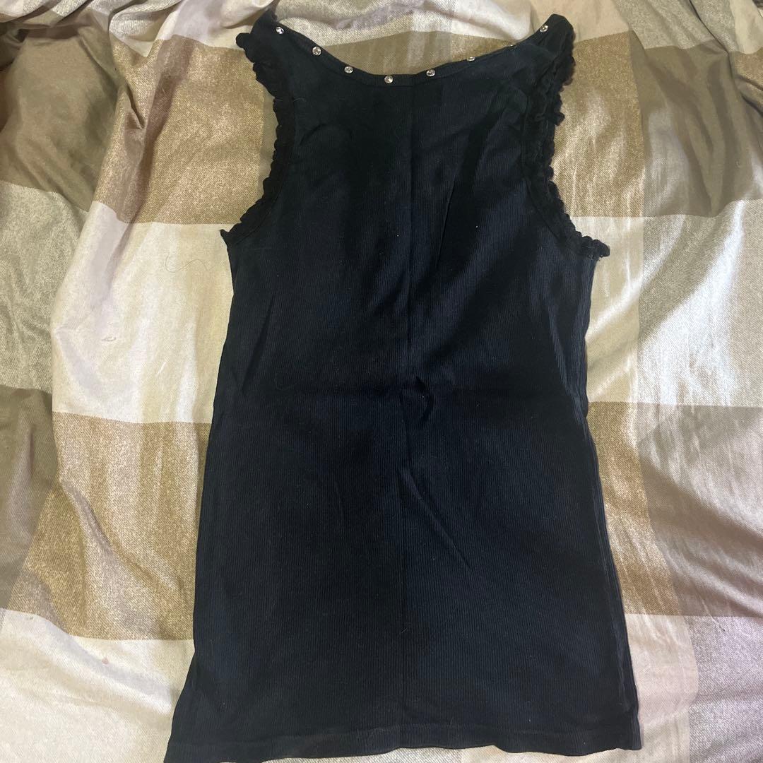 HYSTERIC GLAMOUR ビジュー付きタンクトップ