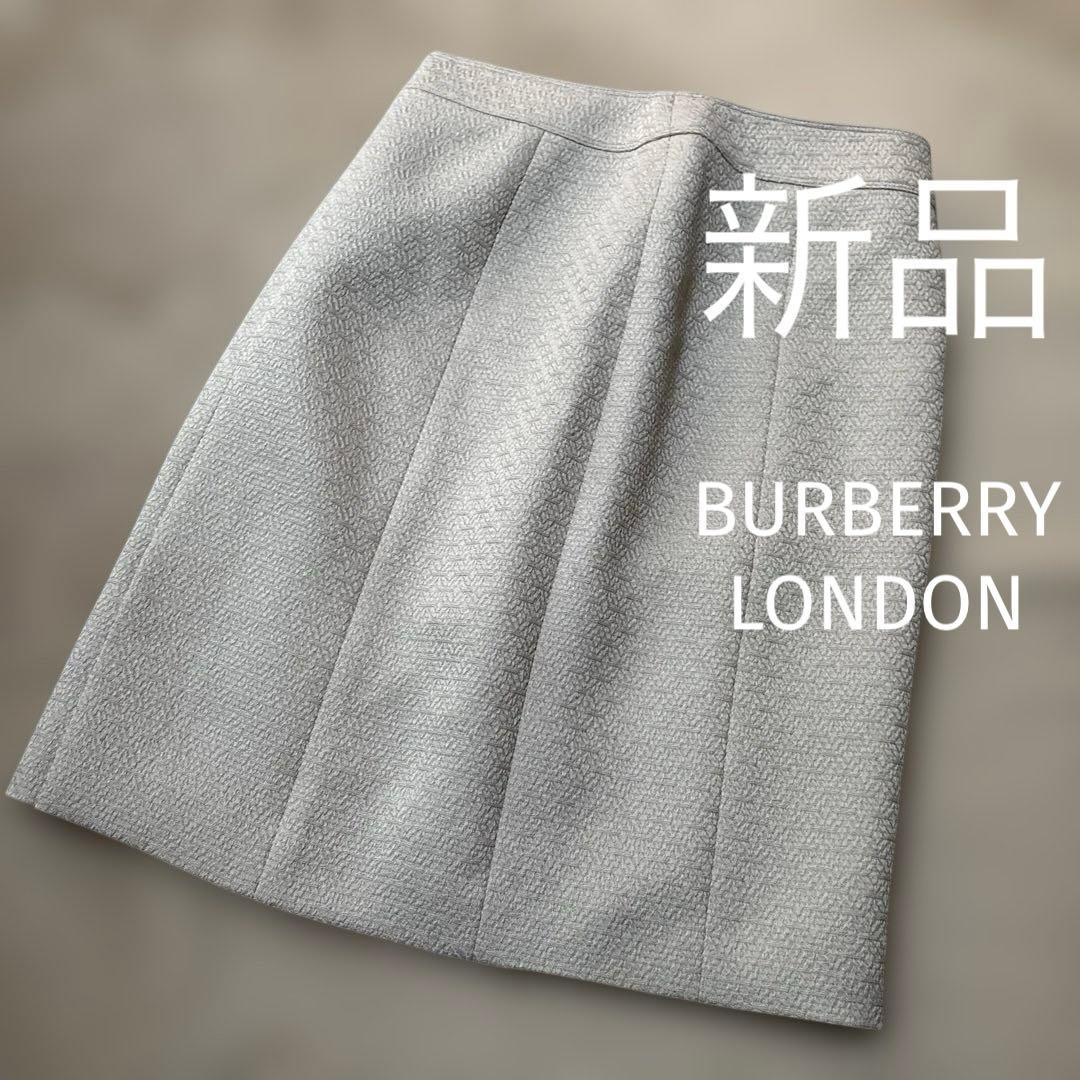 新品未使用 タグ付き BURBERRY LONDON ウール スカート 40