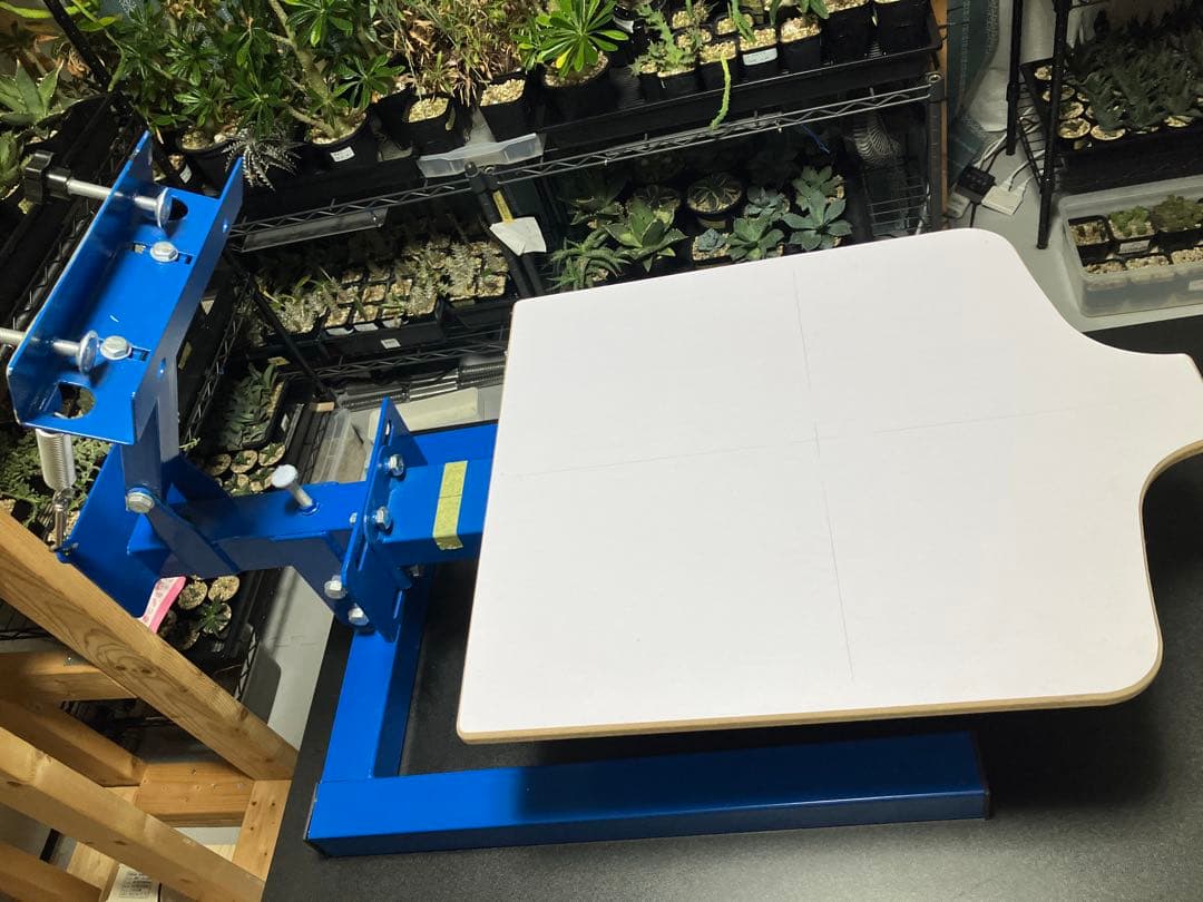 シルクスクリーン印刷台 印刷機Tシャツプリンター プリント台 調整機能付き