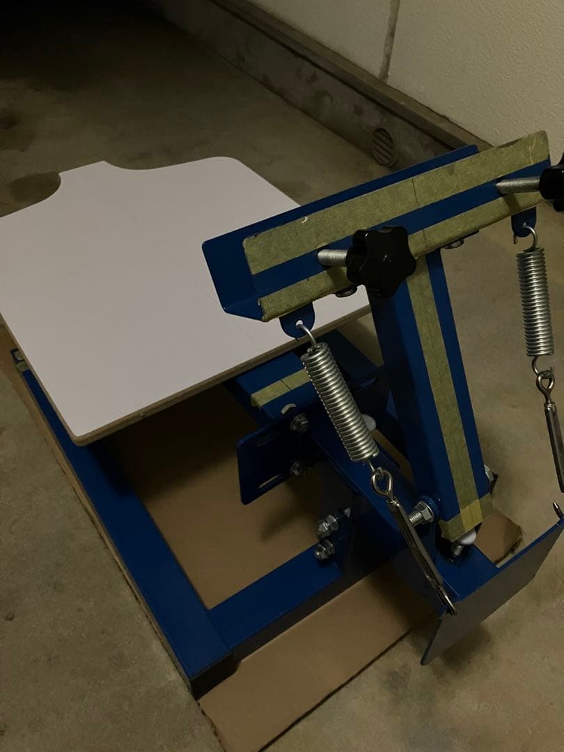 シルクスクリーン印刷台 印刷機Tシャツプリンター プリント台 調整機能付き