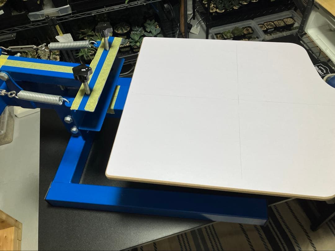 シルクスクリーン印刷台 印刷機Tシャツプリンター プリント台 調整機能付き