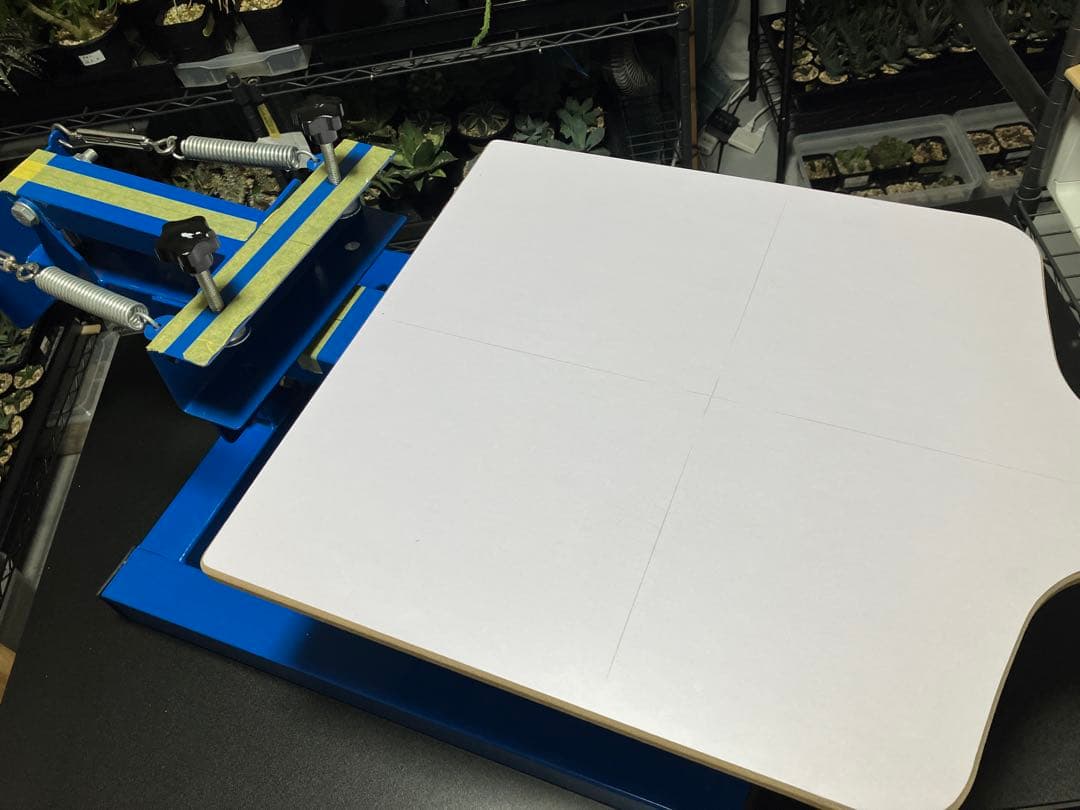 シルクスクリーン印刷台 印刷機Tシャツプリンター プリント台 調整機能付き