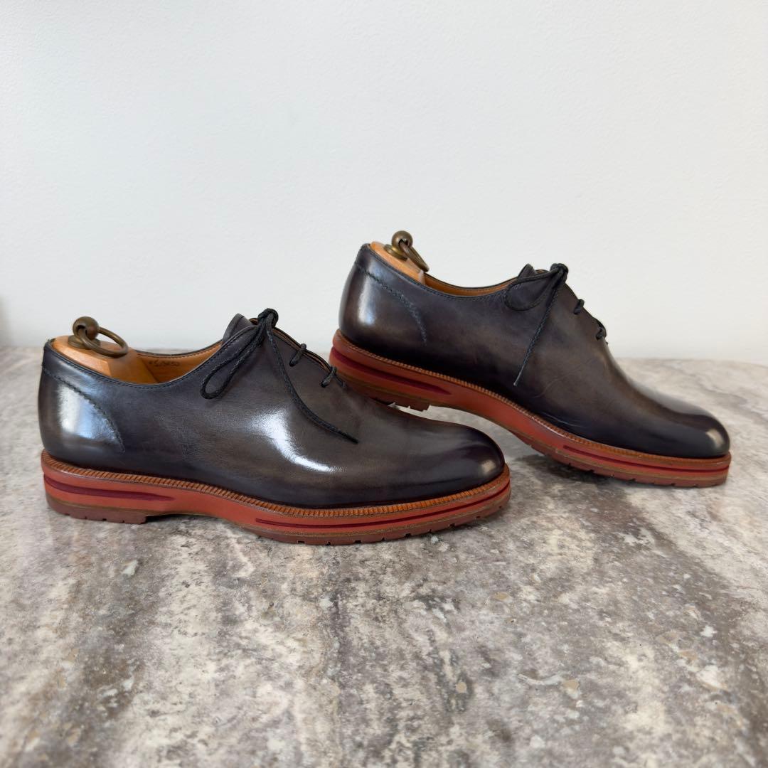 定価32.2万円 ベルルッティ 限定 アレッシオ ブルーパティーヌレザーシューズ