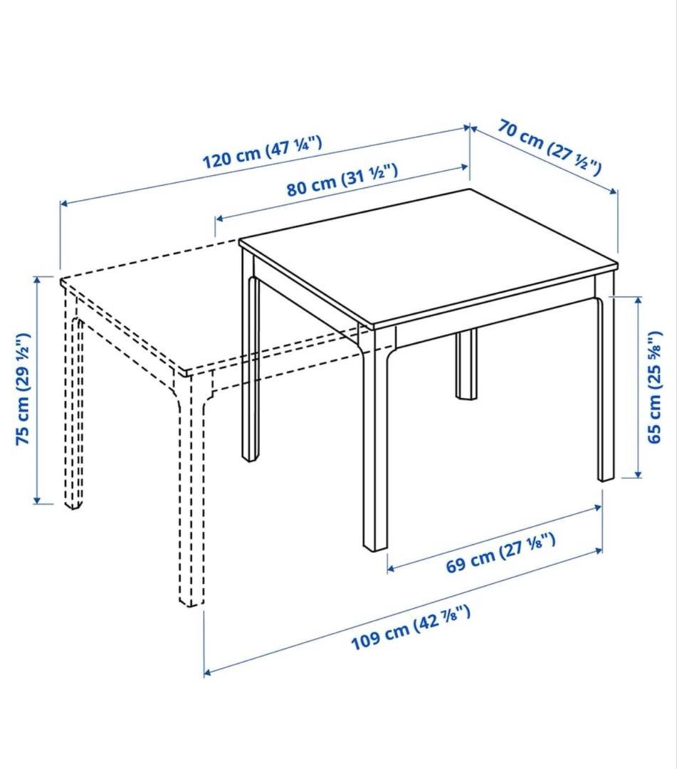 EKEDALEN エーケダーレン 伸長式テーブル