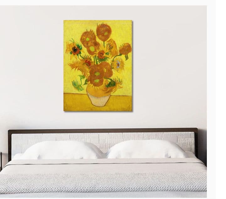 アートパネル　ゴッホ　ひまわり