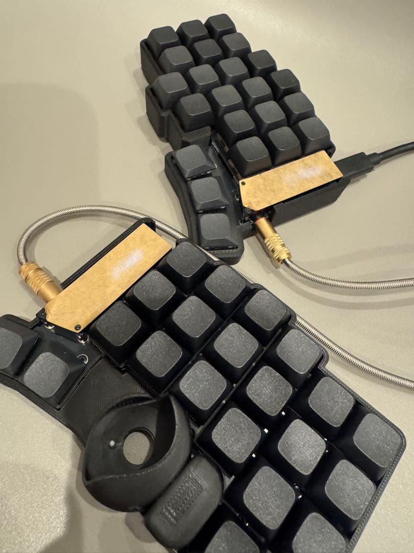 【新品】keyball44 完成品フルセット黒仕様　静音リニア