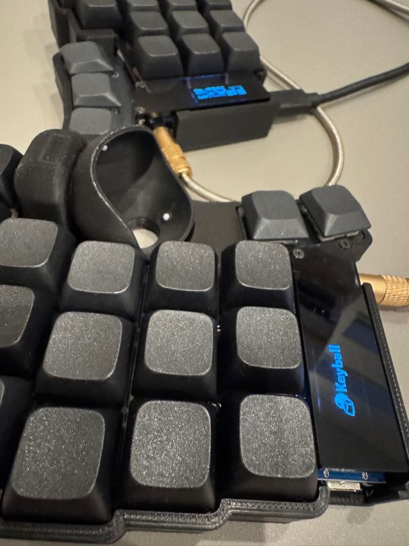 【新品】keyball44 完成品フルセット黒仕様　静音リニア