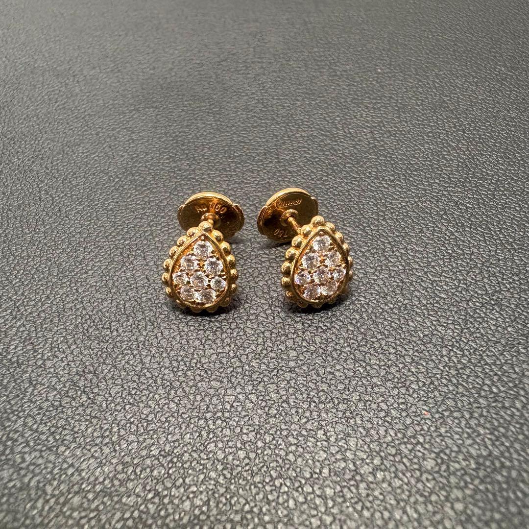 ブシュロン セルパンボエム スタッズイヤリング XS