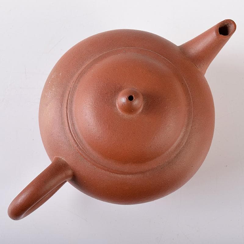 中国　荊渓恵孟臣製　紫砂　朱泥　小さな急須　茶壷　V　R8321