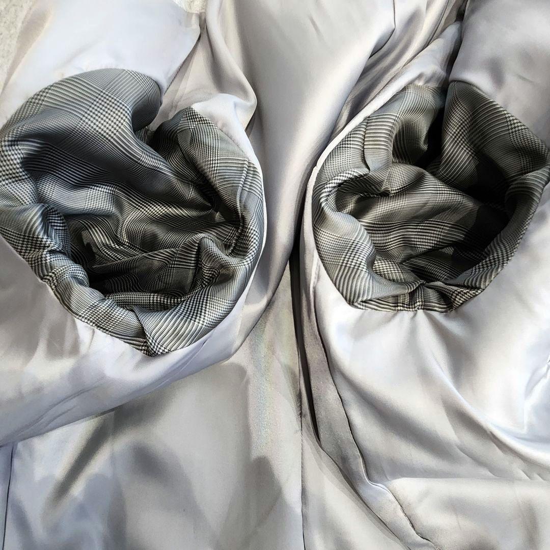 ✨未使用級✨グリーンレーベルリラクシング❣️ロングコート　38　ライトグレー