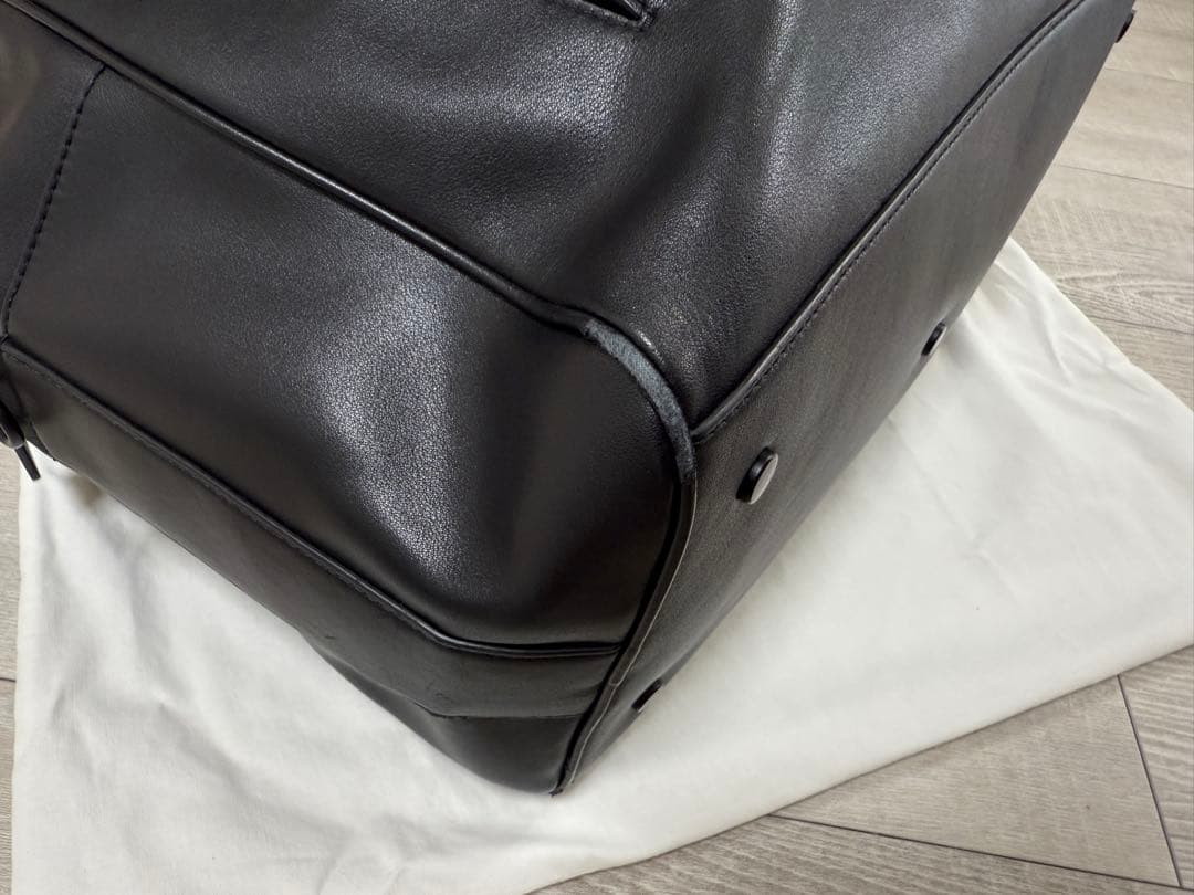 カールラガーフェルド 本革 ブラック 2WAY ビジネスバッグ A4収納可