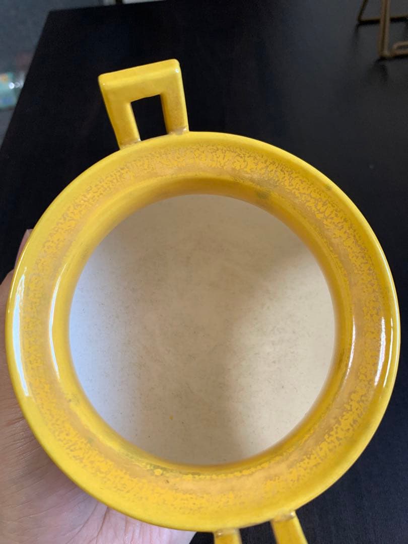 希少 十四代 永楽善五郎〔妙全〕作 紫交趾龍に鳳凰紋香爐 茶道具 旧家蔵出 古玩