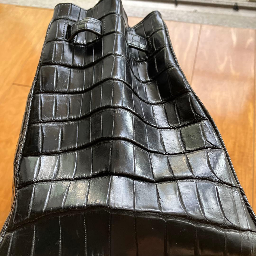 限定値下げ❗️キティカデナ付き❗️マットクロコダイルバッグ