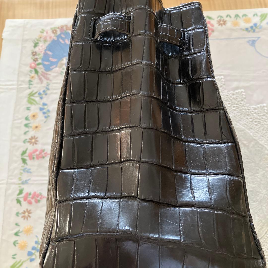 限定値下げ❗️キティカデナ付き❗️マットクロコダイルバッグ