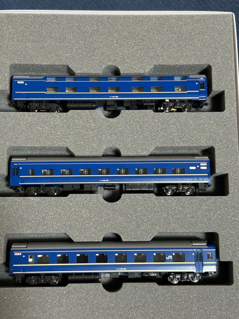 希少　KATO10-823 24系寝台特急「あけぼの」 3両増結セット室内灯入り