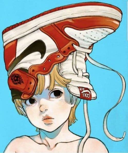 古塔つみ × atmos ポスター jordan 1