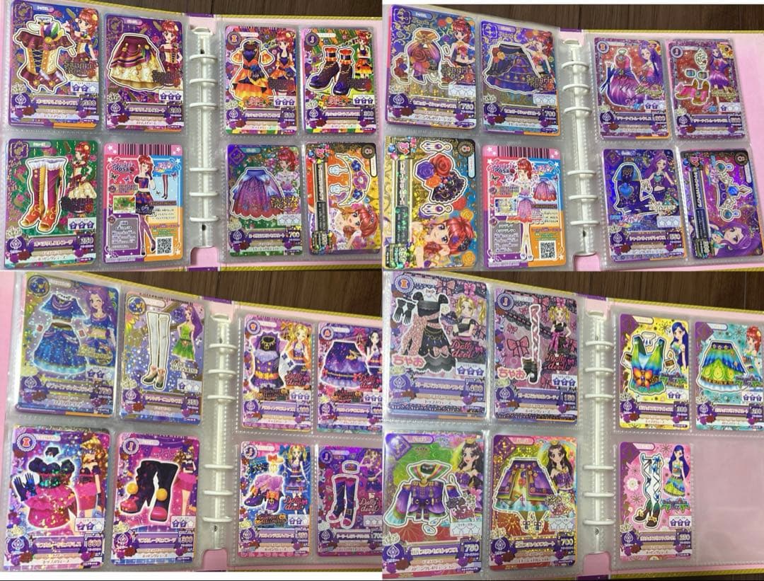 アイカツ！ PR、R、N、サイン入りカード等155枚セット カードバインダー付き