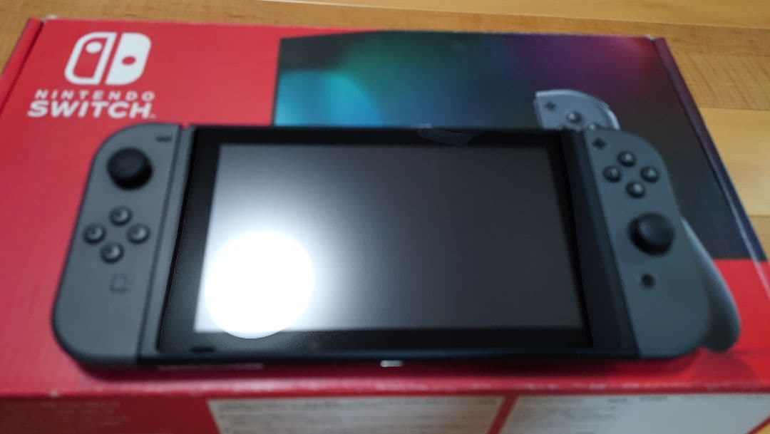 Nintendo Switch 本体 グレー Joy-Con 付属品あり