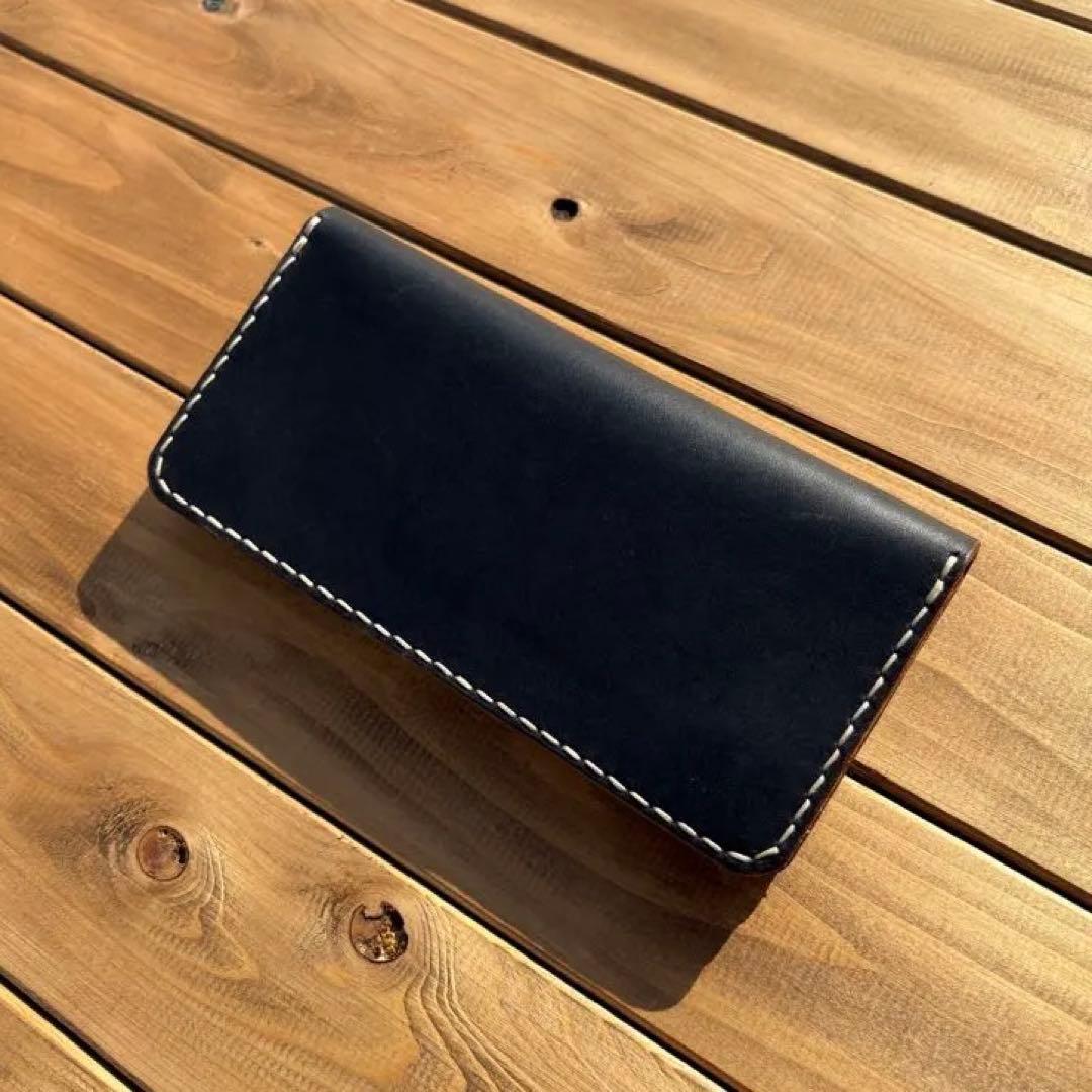 ロングトラッカーウォレット　茶芯　オイルレザー