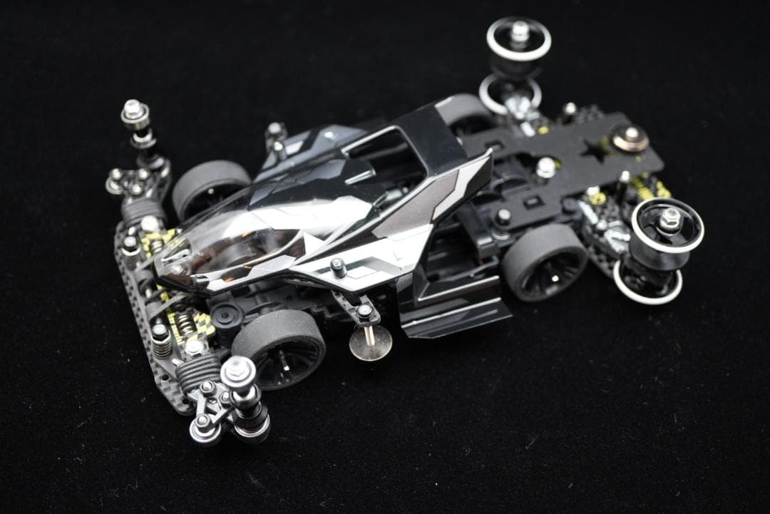 ミニ四駆 MSフレキ 完成マシン 漆黒機甲Ver.2 海外優勝仕様