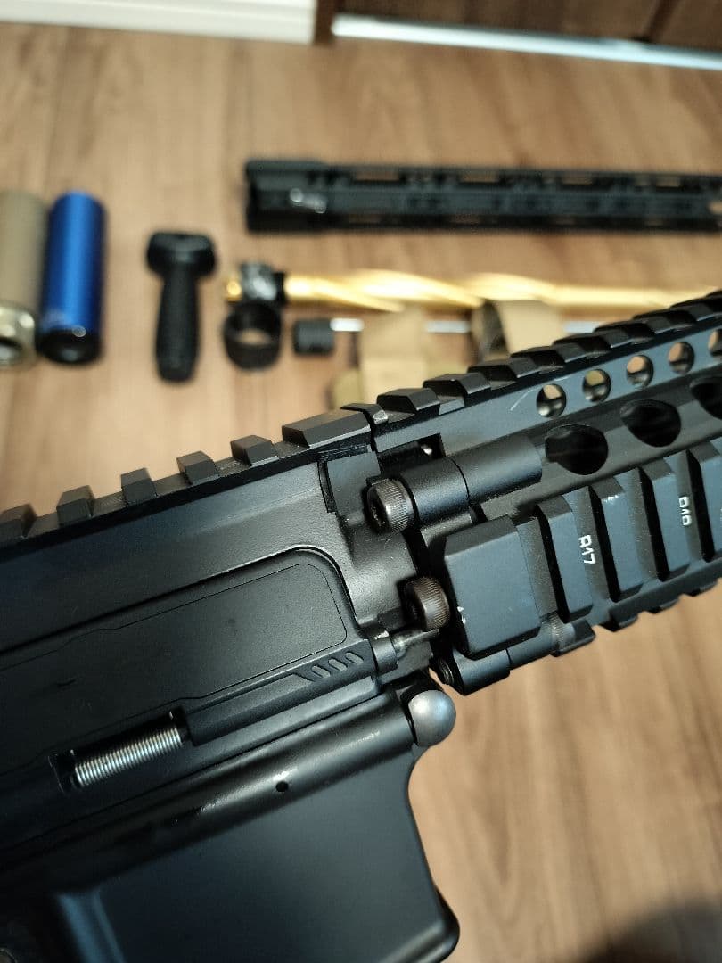 東京マルイ MTR16 GOLD mws MAGPUL ハンドストップ実物付き