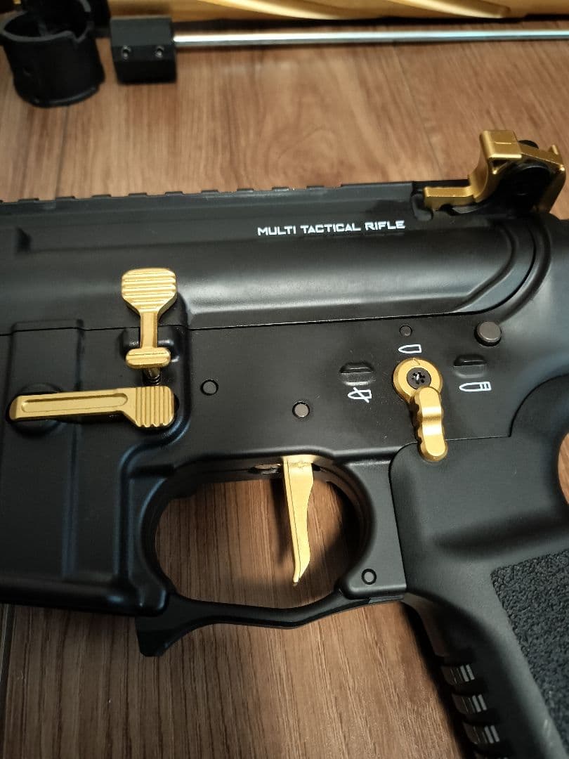 東京マルイ MTR16 GOLD mws MAGPUL ハンドストップ実物付き