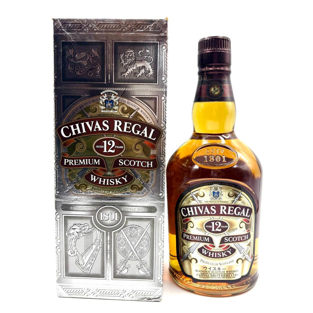 未開栓3本 空瓶1本 セット ヘネシー カナディアンクラブ シーバスリーガル