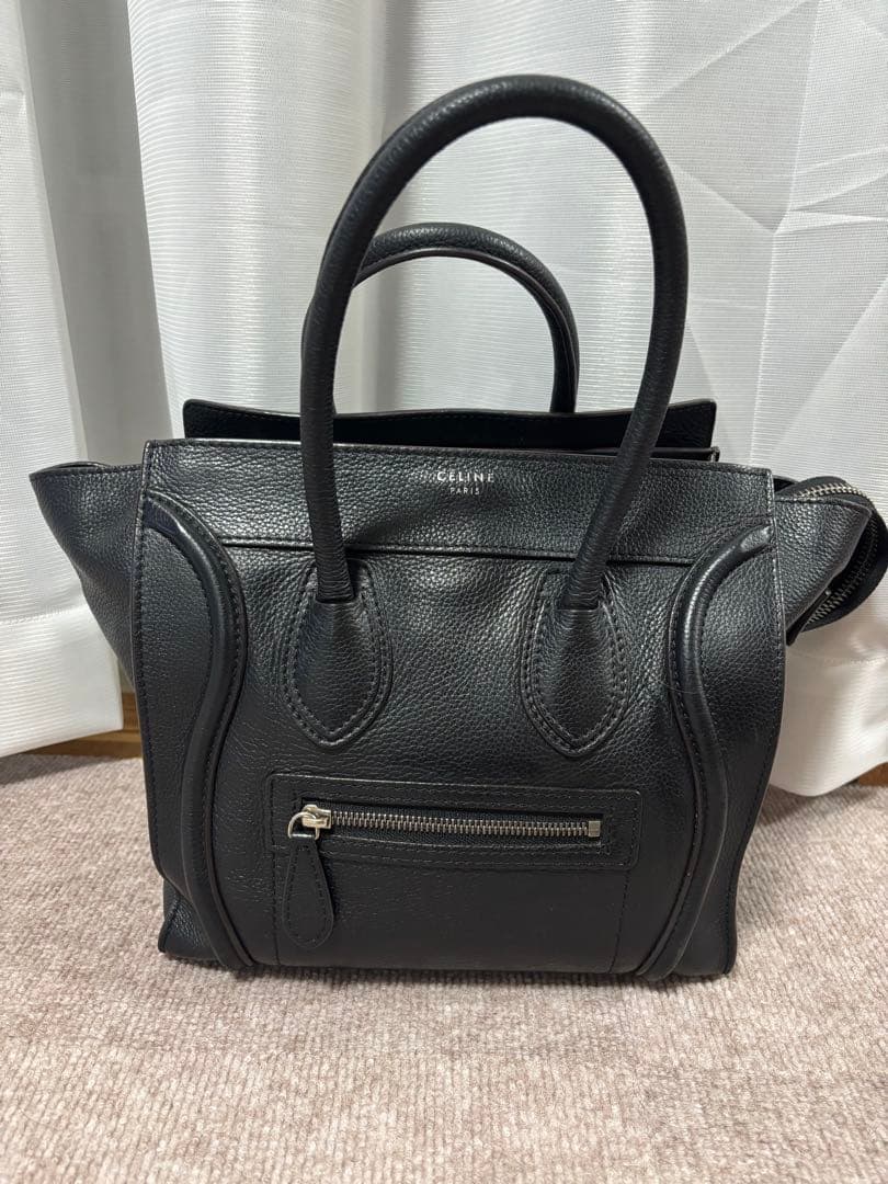 n*u様 【CELINE セリーヌ】ラゲージ マイクロ ブラック