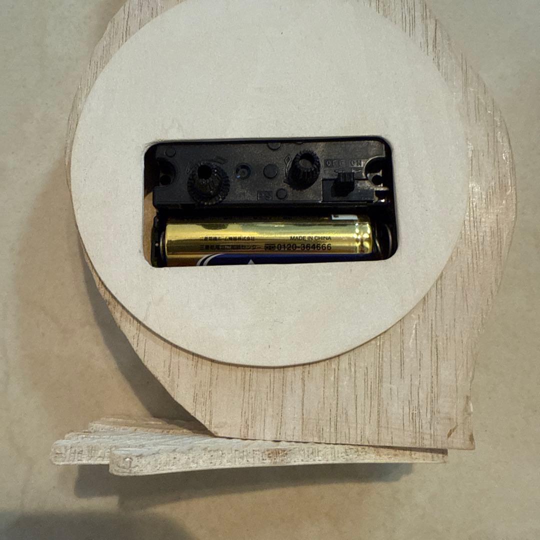 kiyata ふくろう時計　置き時計