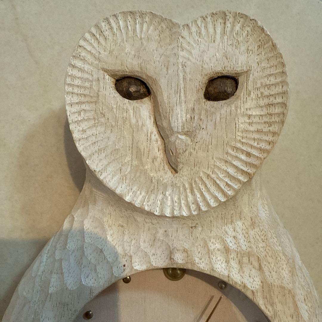 kiyata ふくろう時計　置き時計