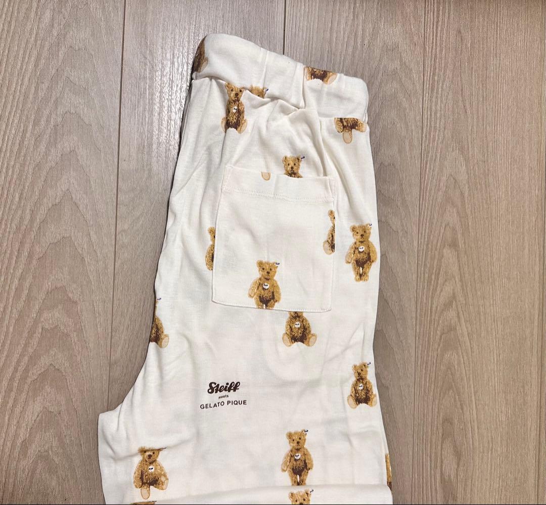 ★新品未使用　ジェラートピケ　ルームウェア　クマベア　Steiff テディベア