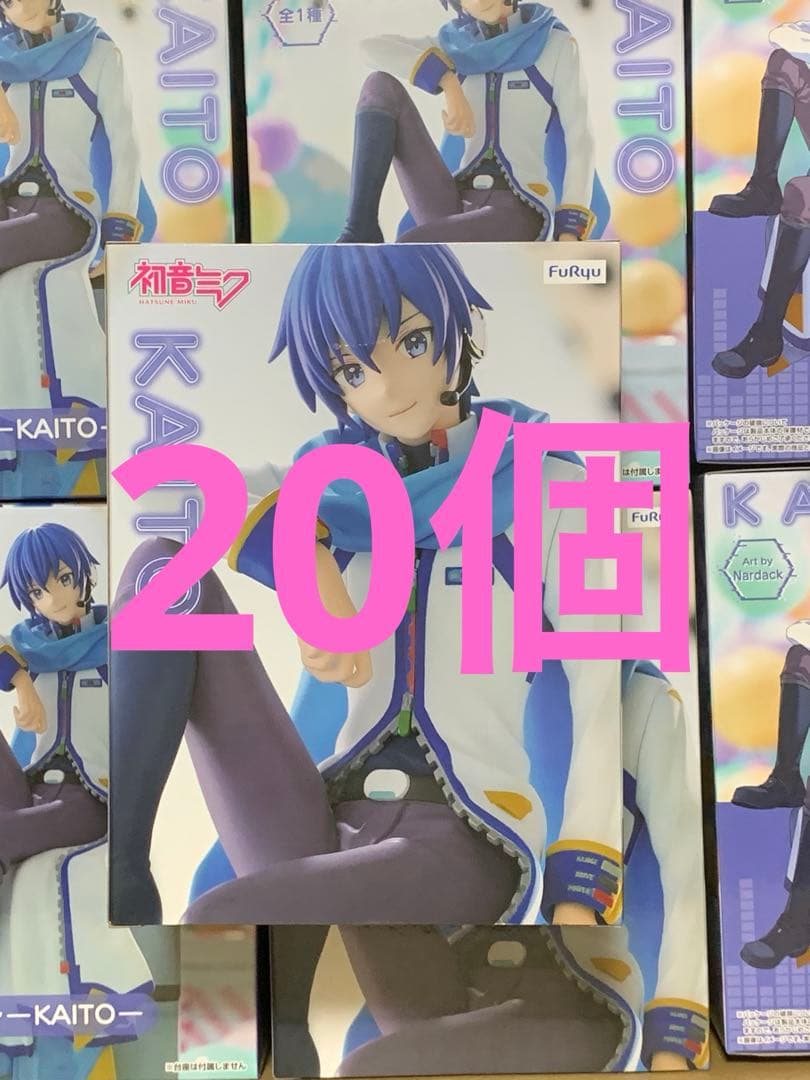 KAITO ぬーどるストッパー　初音ミク　フィギュア　20個