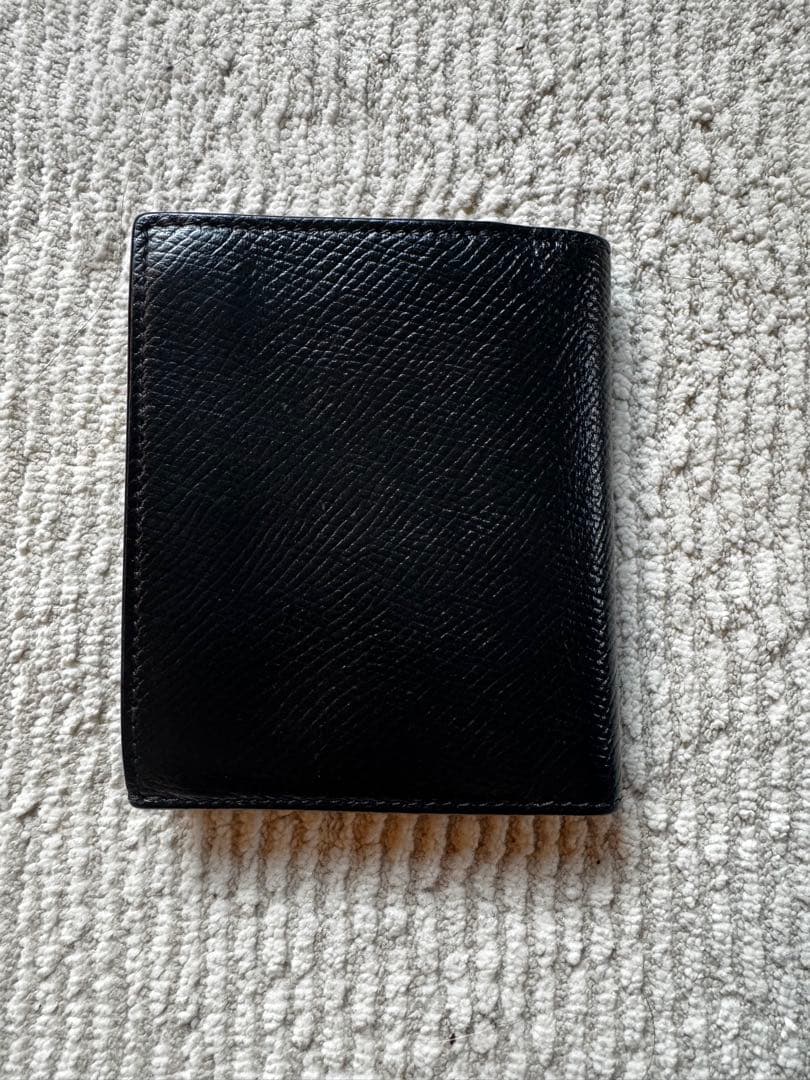 CELINE 二つ折り財布 ブラック レザー