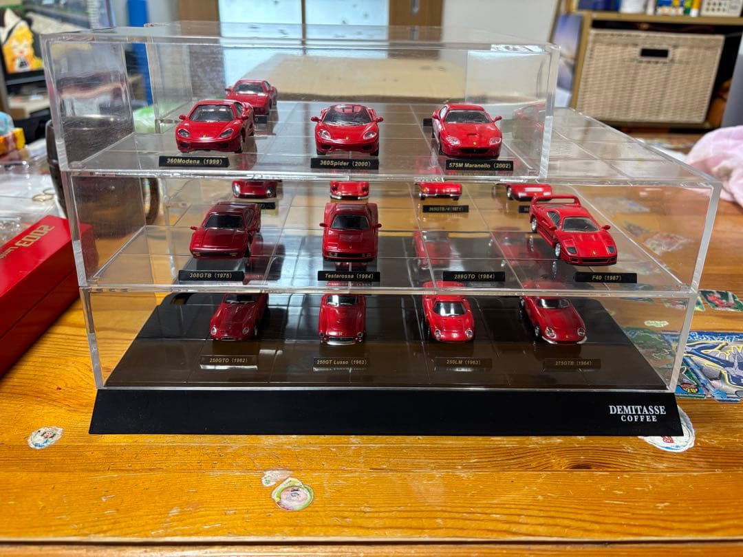 ダイドーデミタス　Ferrari フェラーリ ミニカー 19台セット