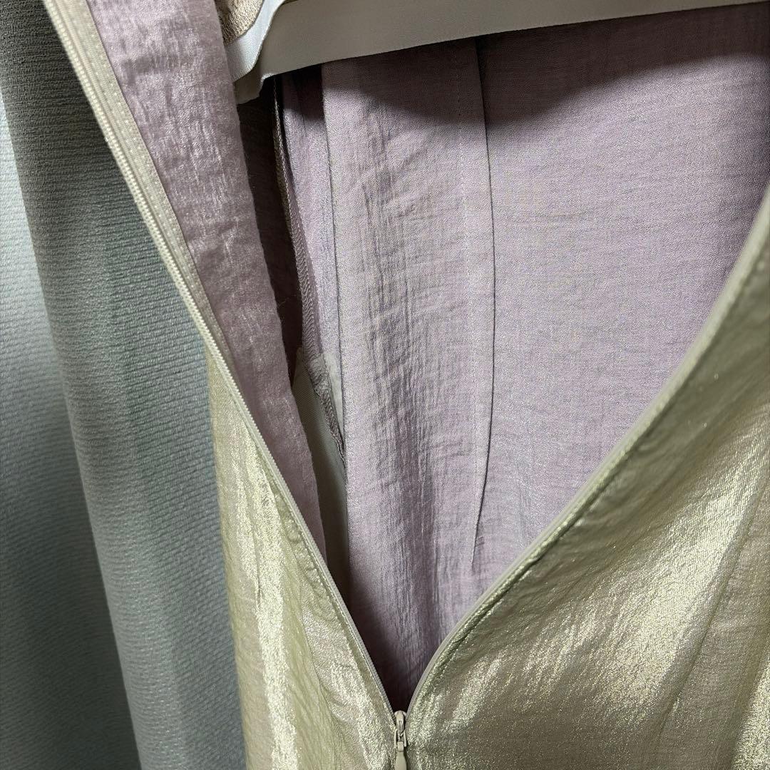 kaene ボリューム　ブラウス　セット　ドレス　ベージュ