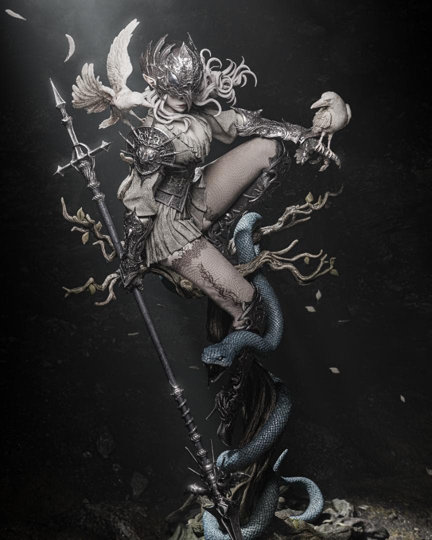 1/6 未塗装未組立 フィギュア ガレージキット オリジナル クロウクイーン —