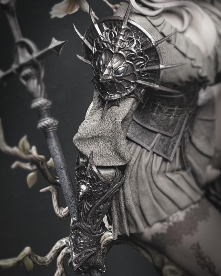 1/6 未塗装未組立 フィギュア ガレージキット オリジナル クロウクイーン —