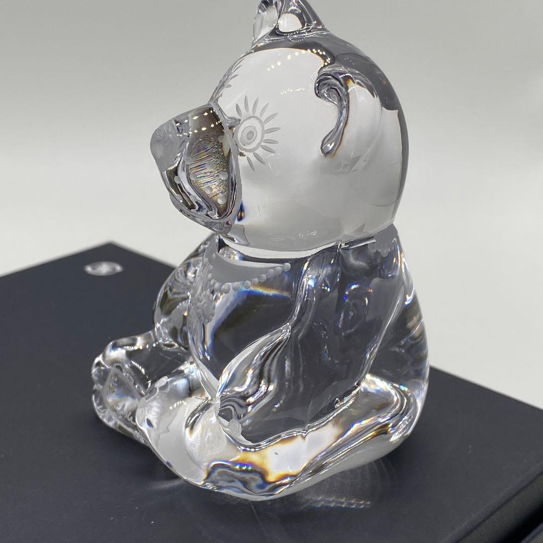 箱付き　MEISSEN マイセン　クリスタル　置物　クマ　ベアー　no.103