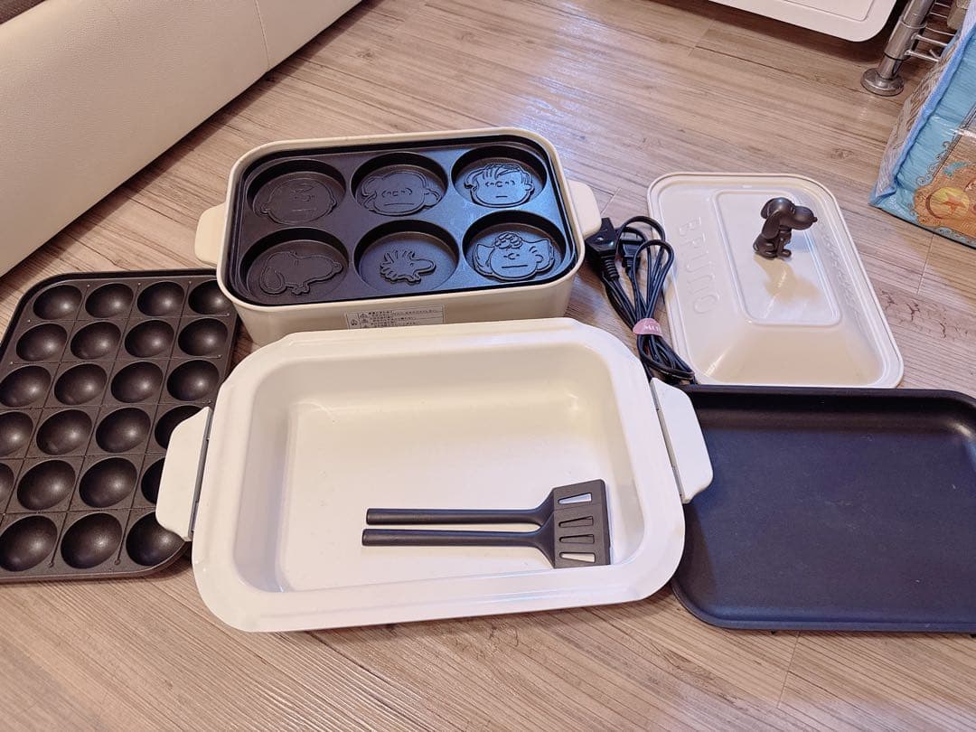 BRUNO コンパクトホットプレート BOE070 スヌーピー