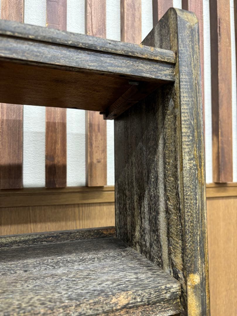 木製 5段ラック 本棚 ヴィンテージ レトロ 古道具 レトロ インテリア