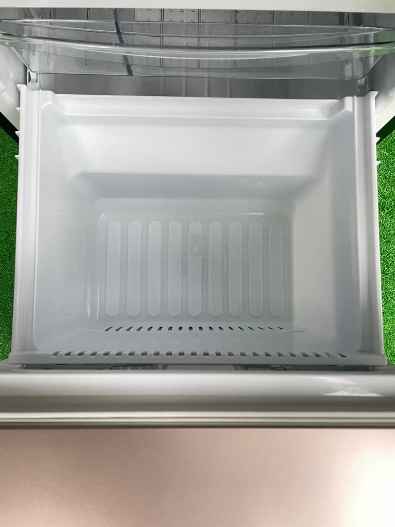 581分解洗浄済み✨ シャープ ガラストップ つけかえどっちもドア 冷蔵庫 黒