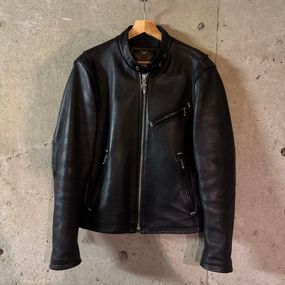 Σさま価格変更済　Harley-Davidson シングルライダースジャケット