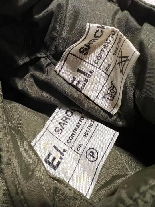 イタリア軍 実物 レインジャケット ライナー付き